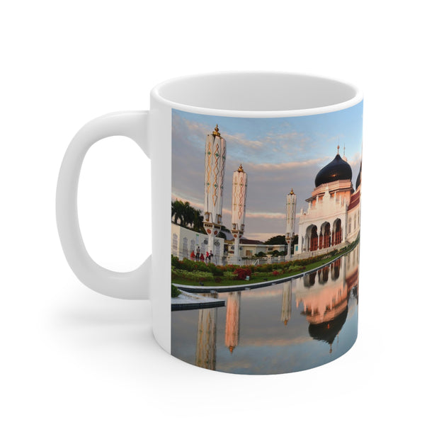 Coffee Cup with Baiturrahman Grand Mosque image.
