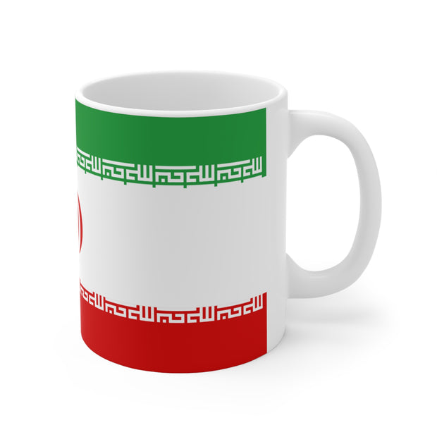 Coffee cup with Flag of Iran