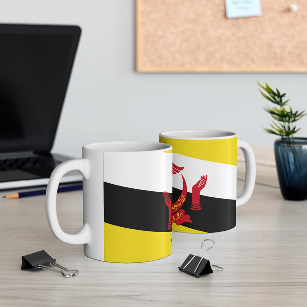 Coffee Cup with Flag of Brunei