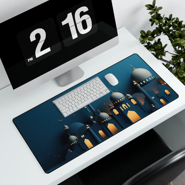 Large mouse pad with animated 3d Mosque image