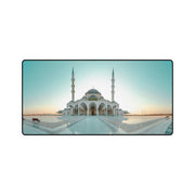 Large mouse pad with image of New Mosque Sharjah,  Dubai