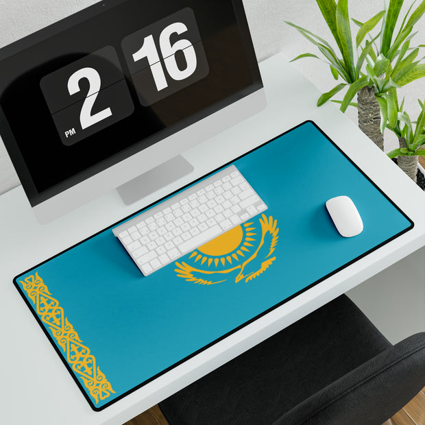 Flag of Kazakhstan large desk mat