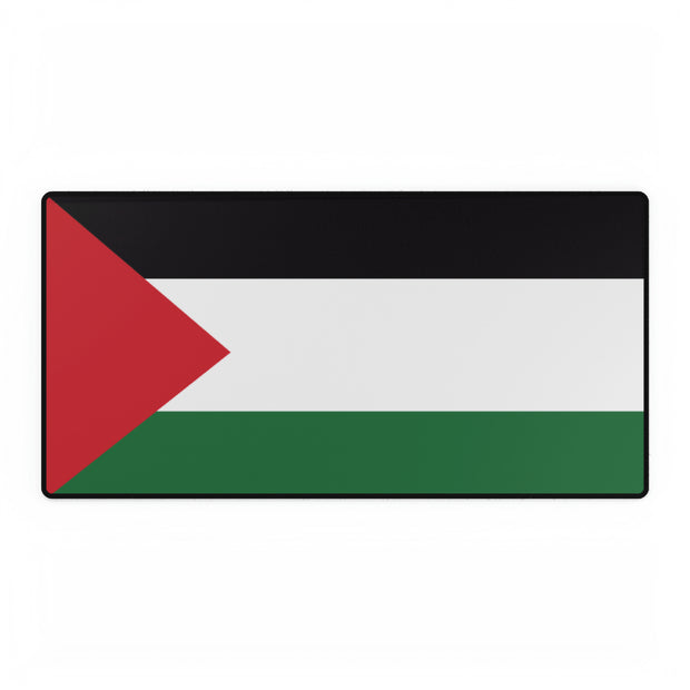 Palestine flag desk mat, Large desk mat