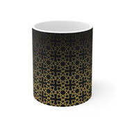 Ceramic Coffee Cups with Islamic geometric pattern