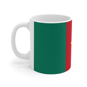 Ceramic Coffee Cup with Flag of Cameroon