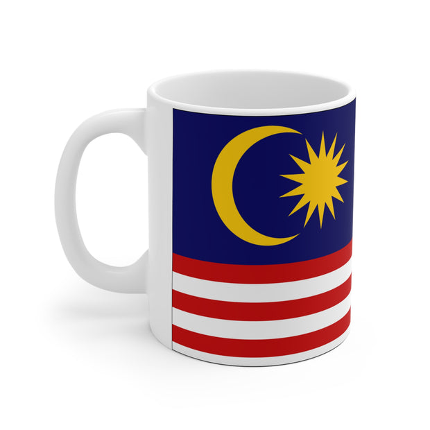 Sublimation coffee mug with Flag of Malaysia