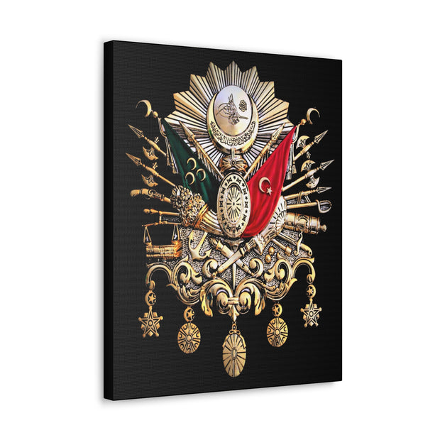 Ottoman Empire coat of arms Stretched Canvas