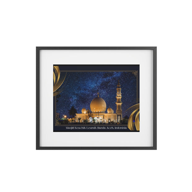 Masjid Keuchik Leumik Banda Aceh, Indonesia, Framed Masjid Picture