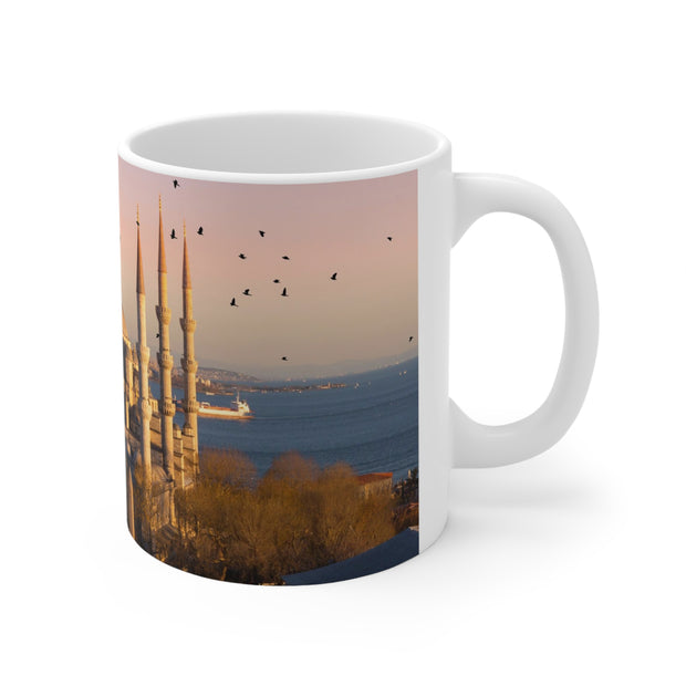 Sublimation mug with Blue Mosque image