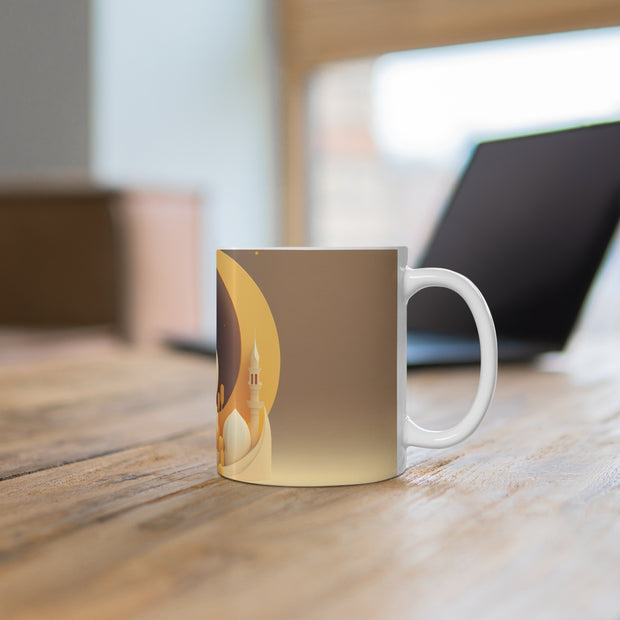 Ceramic Coffee Cups with Animated masjid image
