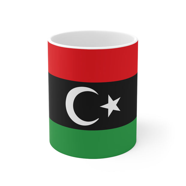 Coffee cup with Flag of Libya