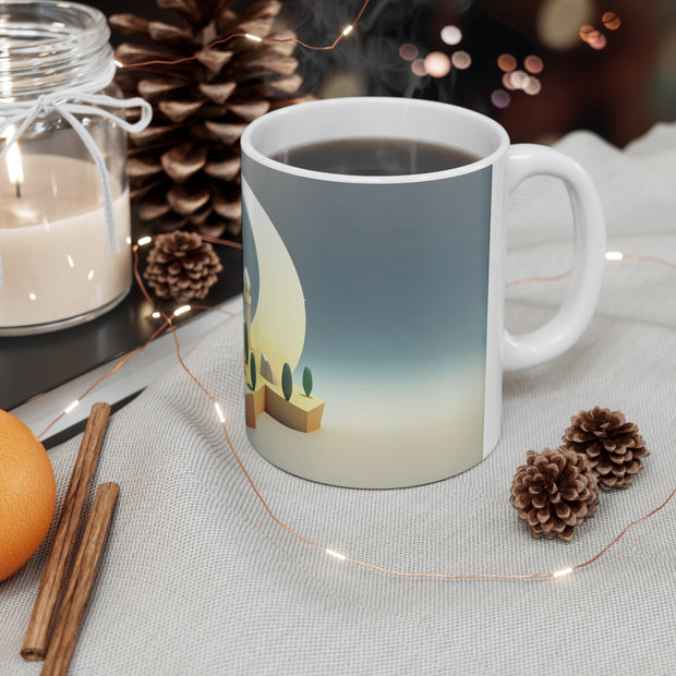 Sublimation Cup with Animated Masjid image