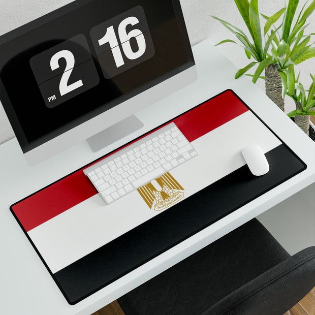 Large desk mat with Egypt flag