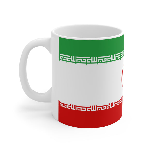 Coffee cup with Flag of Iran