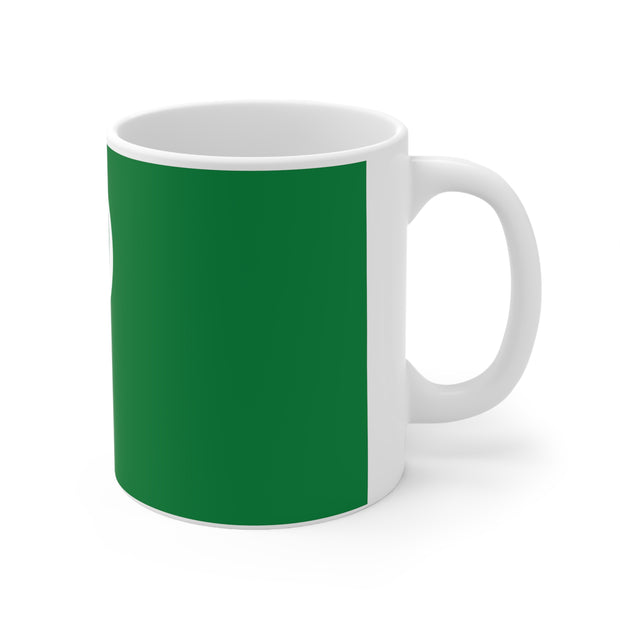 Ceramic Coffee Cup with Flag of Turkmenistan