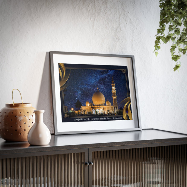 Masjid Keuchik Leumik Banda Aceh, Indonesia, Framed Masjid Picture