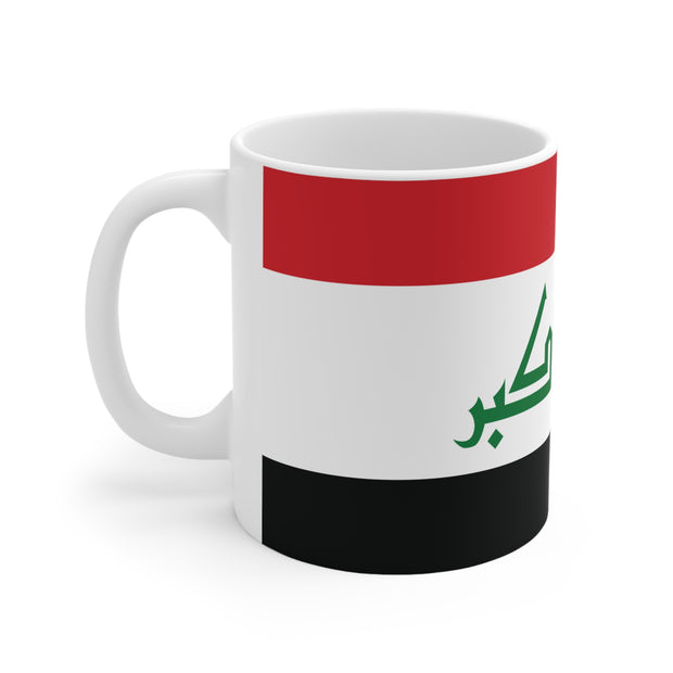 Ceramic Coffee Cup with Flag of Iraq