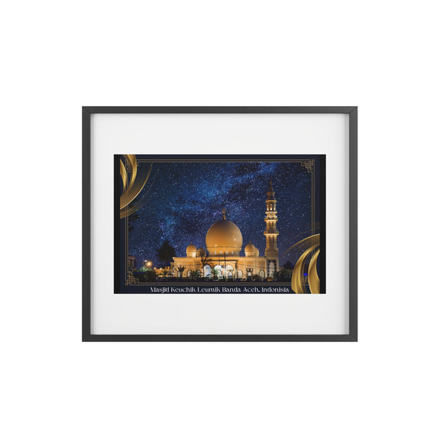 Masjid Keuchik Leumik Banda Aceh, Indonesia, Framed Masjid Picture