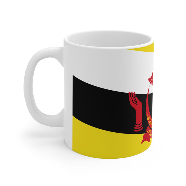 Coffee Cup with Flag of Brunei