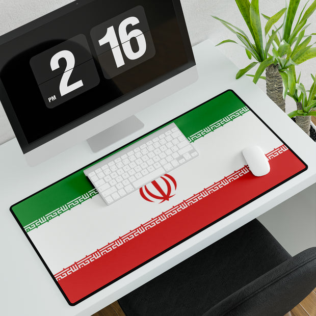 Iran flag large desk mat