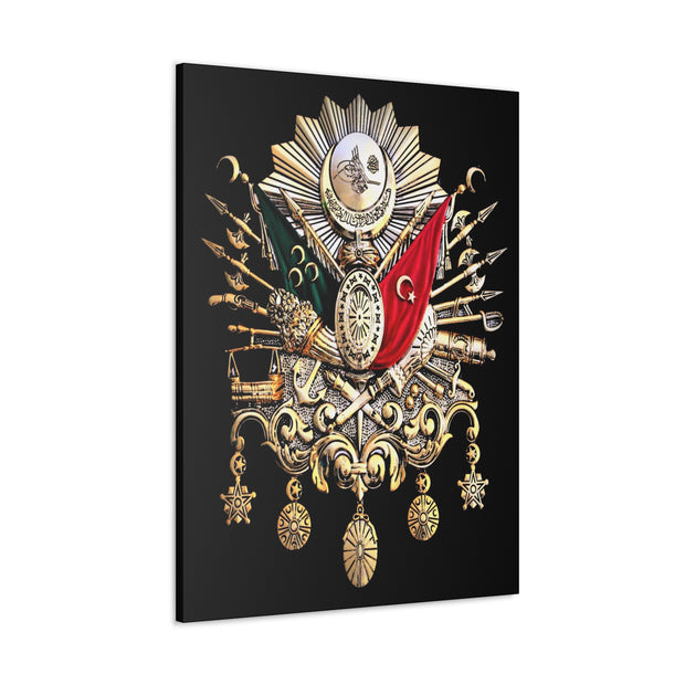 Ottoman Empire coat of arms Stretched Canvas