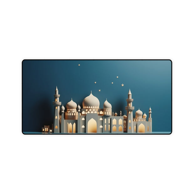 Large Desk Mat with animated 3d Masjid