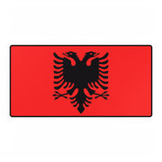 Flag of Albania, Large Mouse pad, Desk Mat