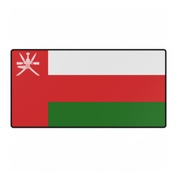 Oman flag desk mat, large desk mat