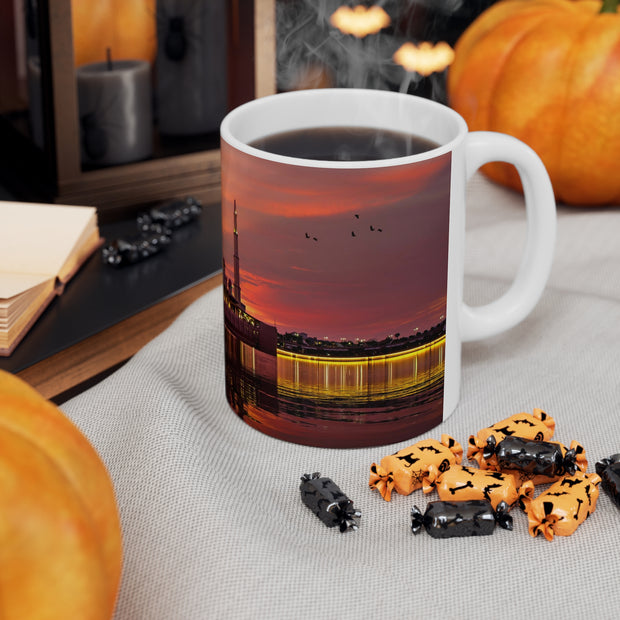 Ceramic Coffee Cups with Putra Masjid Image