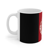 Ceramic Coffee Cup with Afghanistan flag