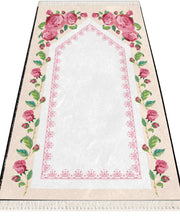 Extra Thick Foam Padded  Flower Prayer Rug