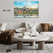 Masjid Blue Mosque Stretched Canvas
