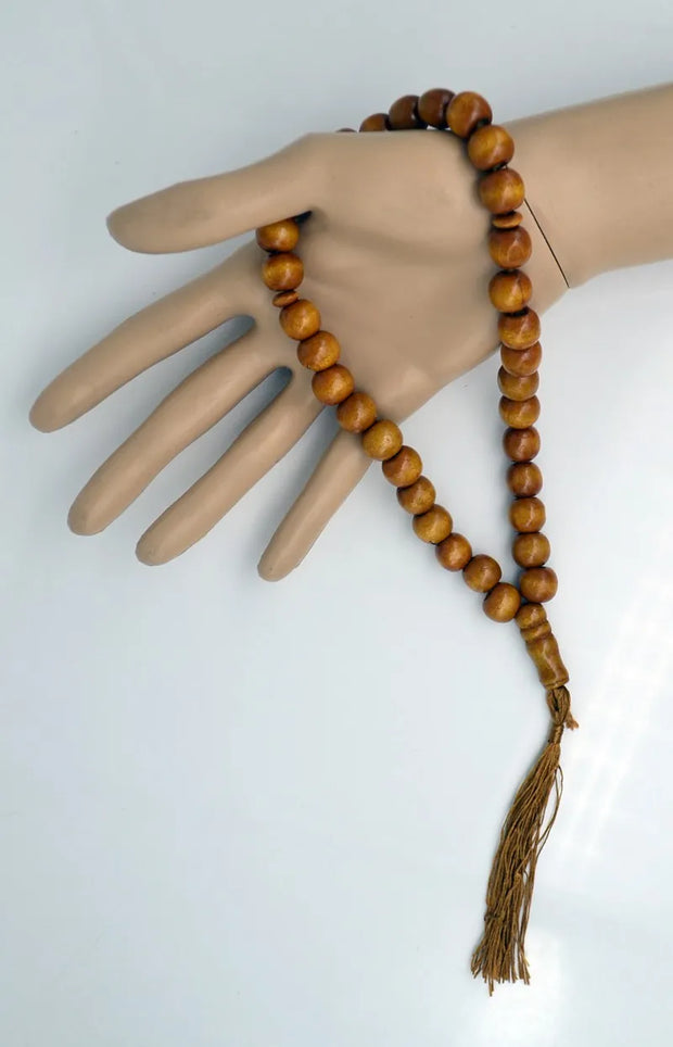 12mm Wooden 33 Prayer Beads Islamic Tasbih Subhah Masbahah