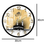 Mecca Holy Kaaba Modern Design Silent Wall Clock Ramadan Kareem Mosque