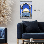  Islamic Wall Art Masjid Stretched Canvas Haram al- Sharif, or Temple Mount in Jerusalem  Islamic Canvas and Giftware  16″ x 24″ (Vertical) / 1.18"-20″ x 30″ (Vertical) / 1.18"-30" x 40" (Vertical) / 1.18"-40" x 60" (Vertical) / 1.18"