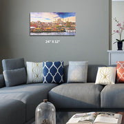  Masjid Blue mosque Istanbul Turkiye Islamic Wall Art Stretched Canvas  Islamic Canvas and Giftware  24" x 12" (Horizontal) / 1.18"-40" x 20" (Horizontal) / 1.18"-60" x 30" (Horizontal) / 1.18"