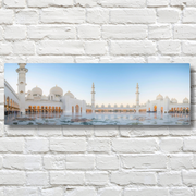  Masjid Grand mosque in Abu Dhabi Stretched Canvas Islamic Wall Art  Islamic Canvas and Giftware  40" x 12" (Horizontal) / 1.18"-60" x 20" (Horizontal) / 1.18"