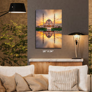  Masjid Sharjah New Mosque Largest mosque in Dubai Stretched Canvas Islamic Wall Art  Islamic Canvas and Giftware  16″ x 24″ (Vertical) / 1.18"-20″ x 30″ (Vertical) / 1.18"-30" x 40" (Vertical) / 1.18"-40" x 60" (Vertical) / 1.18"