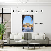 Masjid Stretched Canvas Blue mosque in Istanbul,Turkey Islamic Wall Art  Islamic Canvas and Giftware  16″ x 24″ (Vertical) / 1.18"-20″ x 30″ (Vertical) / 1.18"-30" x 40" (Vertical) / 1.18"-40" x 60" (Vertical) / 1.18"