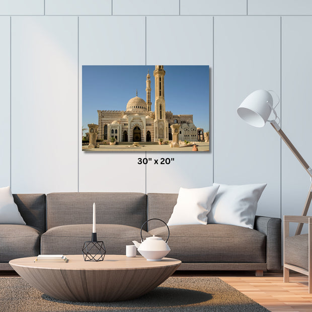 Egyptian Masjid Stretched Canvas