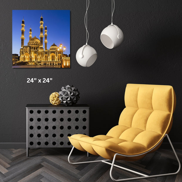 Masjid New mosque in Baku Stretched Canvas