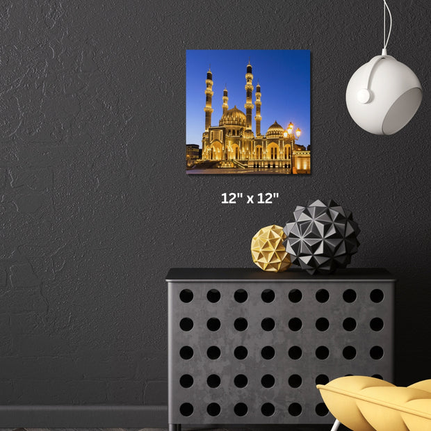 Masjid New mosque in Baku Stretched Canvas