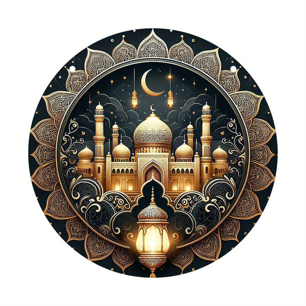  Ramadan Mubarak Moon Star Ornaments  Islamic Canvas and Giftware  Dark Khaki / 20cmX20cm-light yellow / 20cmX20cm-MINT GREEN / 20cmX20cm-Olive / 20cmX20cm-Light Grey / 20cmX20cm-Fluorescence Yellow / 20cmX20cm-Deep Sapphire / 20cmX20cm