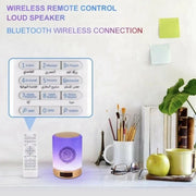Bright Quran Azan  Koran Bluetooth Speaker Portable Night Light Holy Lamp Sound Box  Wireless  Mp3