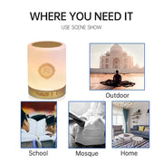 Bright Quran Azan  Koran Bluetooth Speaker Portable Night Light Holy Lamp Sound Box  Wireless  Mp3