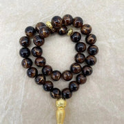 Handmade 10mm 33 Beads Glass  Ramadan Tasbih Islamic Arab Prayer Beads
