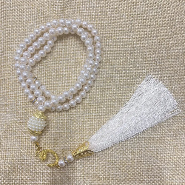 6mm 99 Islamic Beads  Glass Imitation Pearl