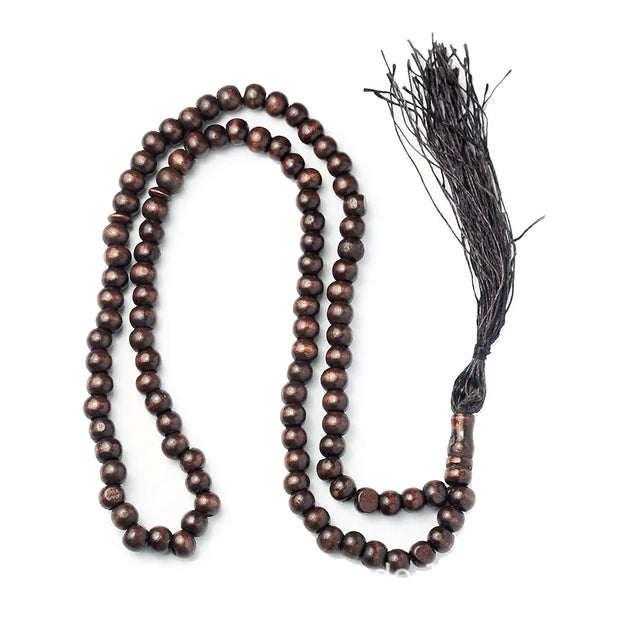 1 Pcs Wooden Tasbih Prayer Beads 99 IslamicPrayer Beads Islamic Handheld Prayer Beads Tassel