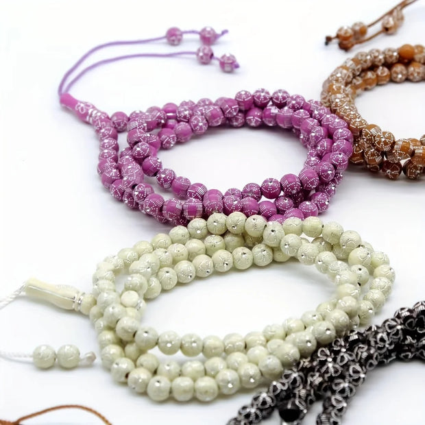 99 Beads 8mm Islamic Prayer Beads Made Of Acrylic