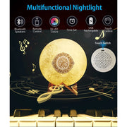 Bright Islamic Night Light Quran Lamp Box Koran Gift Azan Wireless Bluetooth Speaker Sound Portable Bluetooth